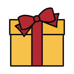 正面から見たプレゼントボックス