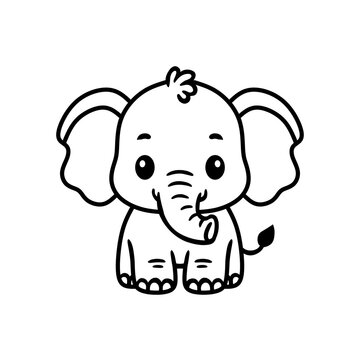baby elephant cartoon