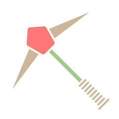 Hiking and Camping Gear Vector Icons Set, Outdoor Camping and Hiking Icon Set in Flat Design