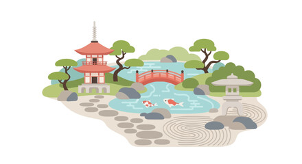 Japanese Garden Zen Landscape