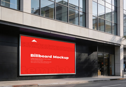Urban Billboard Mockup PSD for Street Advertising Branding