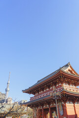 日本の観光地【東京都】浅草寺・宝蔵門