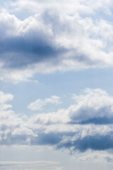 Fototapeta premium 春の始まりの青空と雲の表情のクローズアップ88
