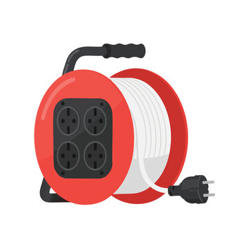 Extension Cord with Multiple Power Outlets and Flexibility for Household and Office Use