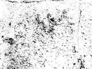 Obraz premium Grunge background black and white. Texture of chips, cracks, scratches, scuffs, dust, dirt .Vector pattern of cracks, chips, scuffs. Abstract vintage surface isolated on white background.EPS10.