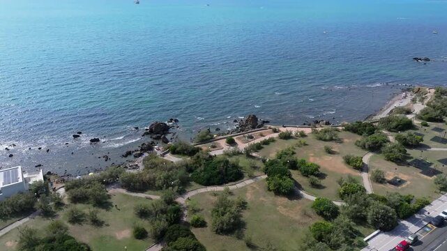 Spiaggia della tartaruga and secluded, beautiful beaches on the Ligurian Sea in Livorno, Italy