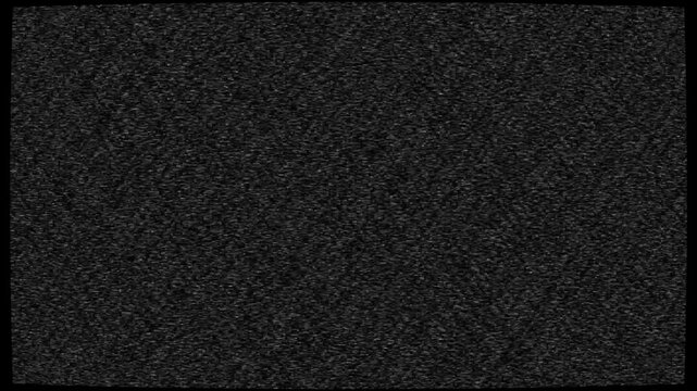 Retro CCTV or VHS video white noise background texture of screen noise. Vintage horizontal scanlines with vignette border. VHS CRT Effect video overlay