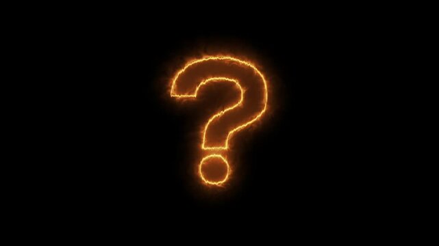 Modern Question Mark Symbol Animation for Business Questions