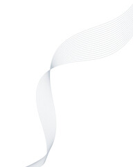 Abstract vertical wavy lines illustration