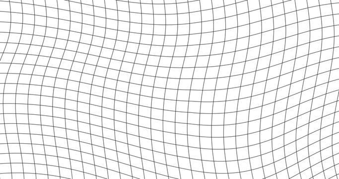 Abstract Background Distortion deformation Net of lines with black and White Colors
