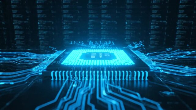 Digital circuitry and advanced microchip technology powering the future of innovation and artificial intelligence