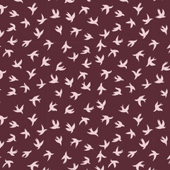 Fototapeta premium Bird allover print for drerss, top, t-shirt, pant pattern