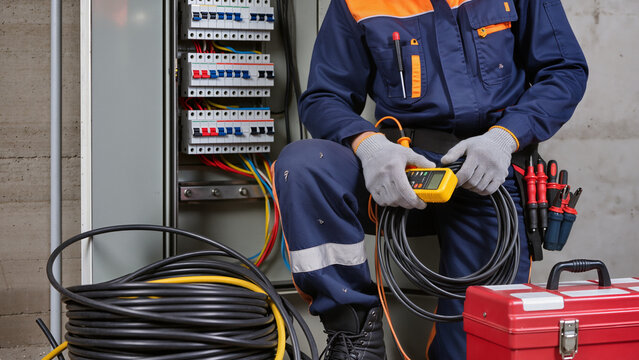 electrician at work