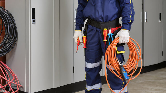 electrician at work