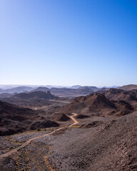 Tibesti Mountains, in the central Sahara of the extreme north of Chad. Tibesti is often called the roof of the Sahara, one of the most remote and least visited locations