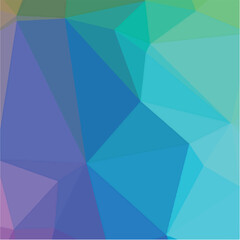 Obraz premium Multicolor abstract geometric pattern. Low poly design. Vector illustration 