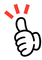 グッドマーク いいね グッドサイン	
