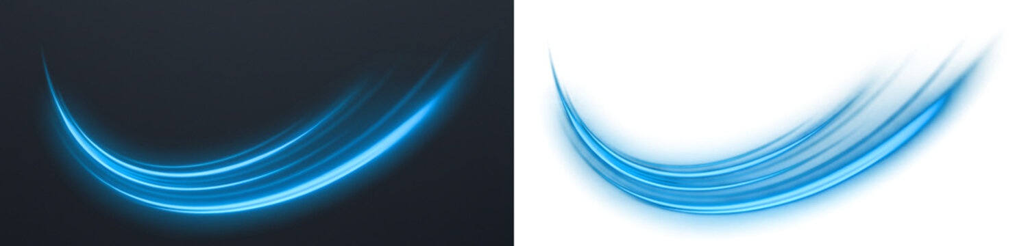 Light effect Overlay neon glowing abstract wave spiral radial glint spark PNG transparent background