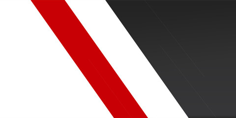 Red white abstract background overlap layer on bright space with diagonal lines effect decoration. Modern graphic design element cutout style concept for web banner, flyer, card, or brochure cover © al