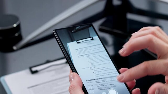 OCR Character Recognition On Smartphone