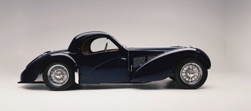 1937 Bugatti Type 57SC Atalante legend, luxury car. classic car 