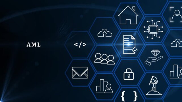 Anti Money Laundering (AML) regulations and compliance concept. Turning to regulatory web data to enhance AML compliance and mitigate liability. Fighting dirty money and illicit financial flows.4k