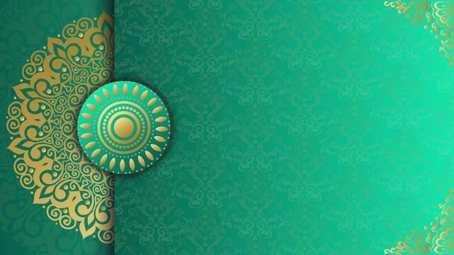 Decorative Luxury Mandala Design Background Video