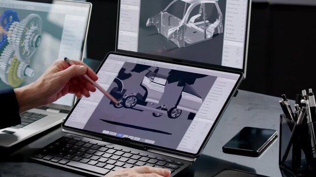 Computer-aided 3D Design For Car Model