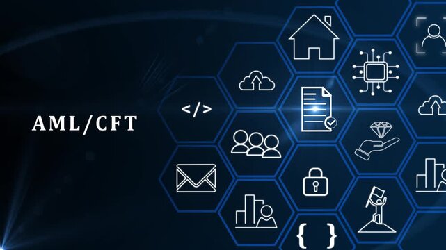 Anti Money Laundering (AML) and Countering the Financing of Terror (CFT) regulations and compliance concept. Turning to regulatory web data to enhance AML, CFT compliance and mitigate liability.4k