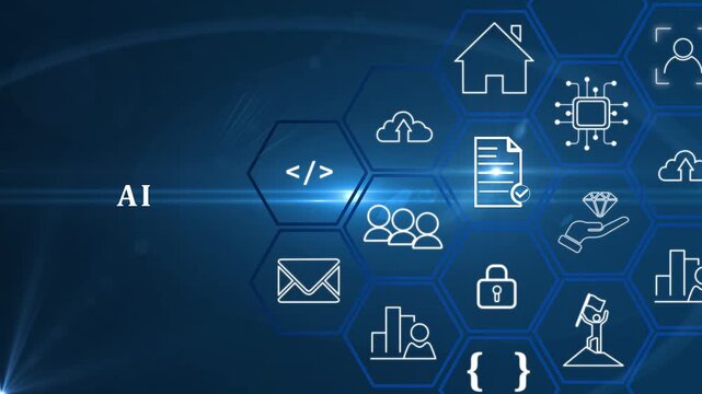 Using AI to generate business ideas. Artificial intelligence tool help business to identify potential opportunities for new products or services, creative ideas or content. AI adoption for business.