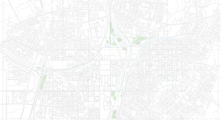 Obraz premium Blueprint Architectural Technical Drawing.