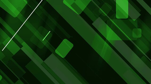 Dark abstract background with diagonal rounded rectangles animation