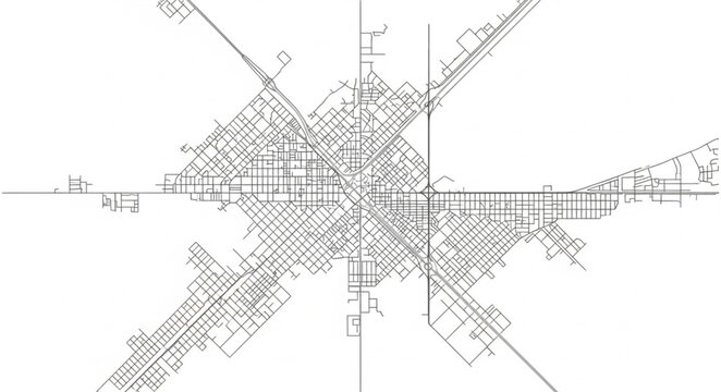 Blueprint of City Infrastructure Design.