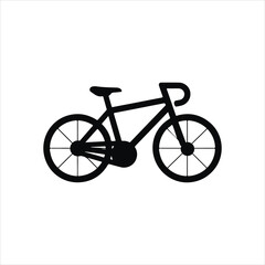 Fototapeta premium bicycle isolated on white background