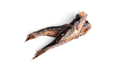 Sprats isolated on white background. High quality photo