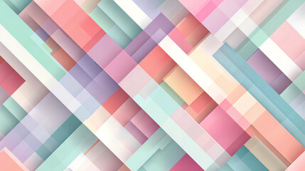 Obraz premium Simple geometric pattern background in soft colors