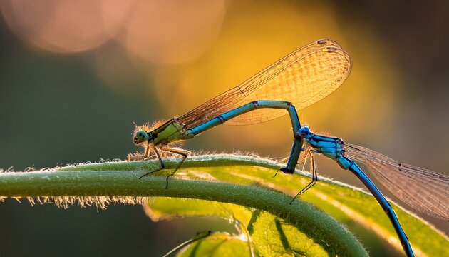 damselflies mating process and behavior