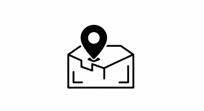 Map Location Pin Icon Navigation.