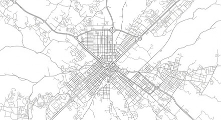 Obraz premium City Map Urban Planning Diagram.