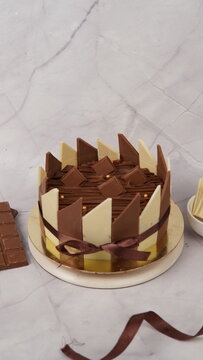 Delicious Coco Brick Choco dessert featuring a rich chocolate flavor presented in a unique brick-style shape. This indulgent sweet treat combines creamy chocolate texture with a dense layered dessert 