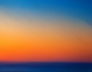 Fototapeta premium abstract blur orange and blue gradient background with soft transitions and vibrant hues evoking a sense of warmth tranquility and creativity ideal for modern artistic and minimalist designs