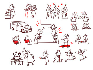 Stick Figure, Everyday Activity Design