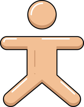 design budy Stretching illustration icon