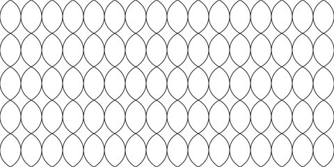 Seamless geometric ogee pattern with elegant curved lines. Versatile vector background perfect for fashion apparel, textile prints, modern wallpaper, and luxury gift wrapping paper. © Hz Studio TH