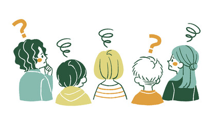 困っている人々