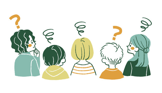 困っている人々