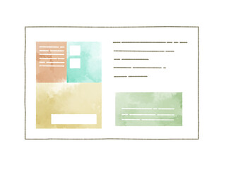 プレゼン資料-水彩