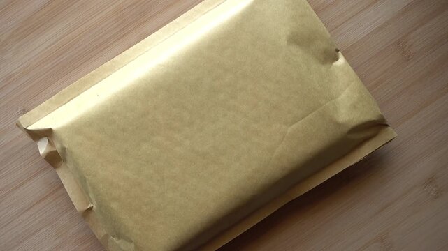 Postal order package in rotation