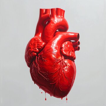A detailed image of a human heart