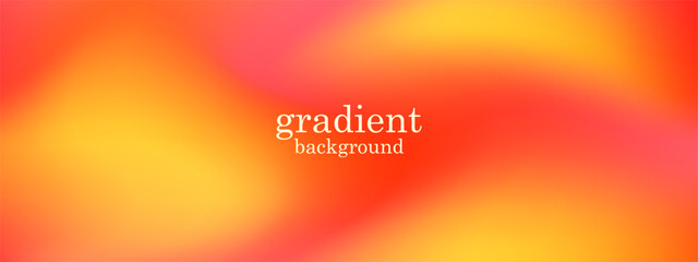 Obraz premium Sunset colored background with a mesh gradient in vibrant shades of orange, red, and yellow